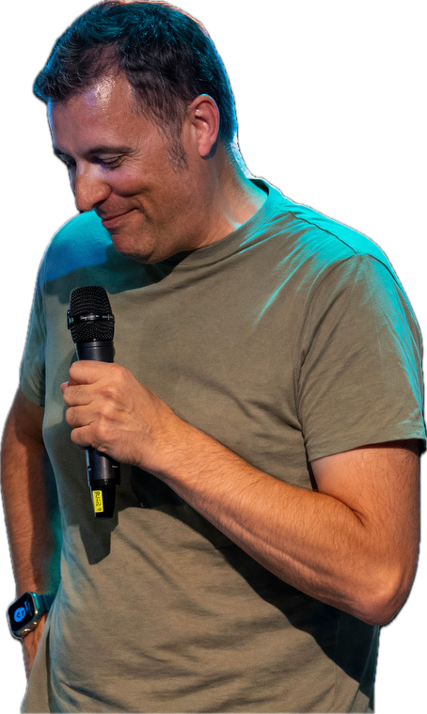 Patrik Mäder bei der Keynote auf der Business Schmiede Bühne